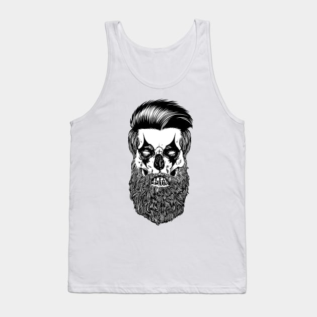 Beard clown Tank Top by akawork280